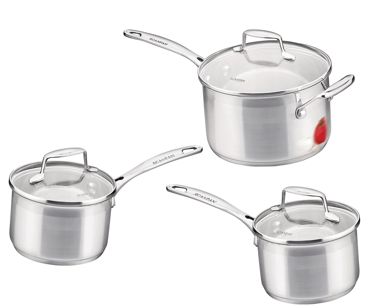 Scanpan Impact 4 Piece Saucepan and Steamer Set – Country Collectables