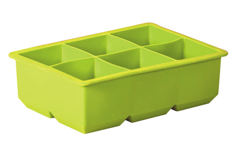 Avanti Silicone 6 Cup King Ice Cube Tray Green