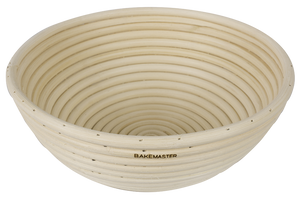 Bakemaster Round Proving Basket 22 x 8.5cm Rattan