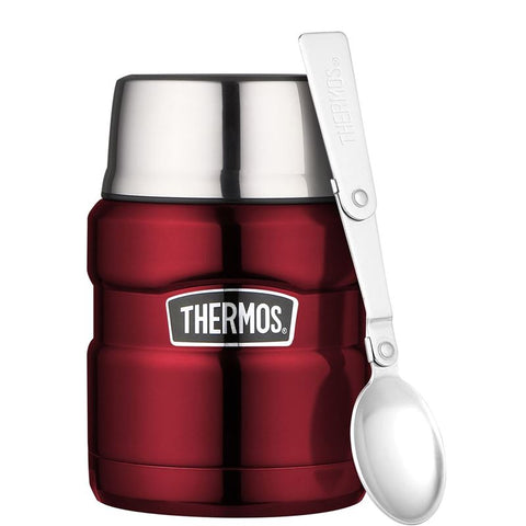 THERMOS 470ML STAINLESS KING STAINLESS STEEL VACUUM INSULATED FOOD JAR