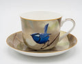 Heritage Blue Wren breakfast cup & saucer