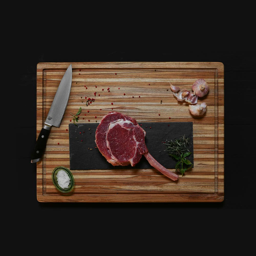 Teakhaus Traditional Carving Board w/ Juice Canal 41x31x3.8cm
