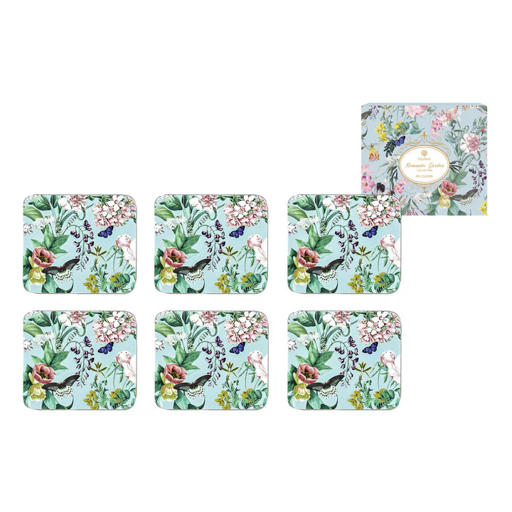 Ashdene Romantic Garden Coaster Set of 6
