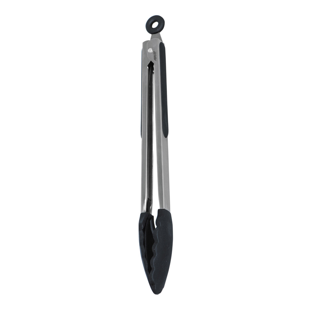 Avanti  Tongs with Silicone Head and Grip 30cm - Black