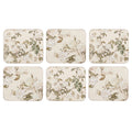 Ashdene Elegant Rose Cream Coaster Set of 6