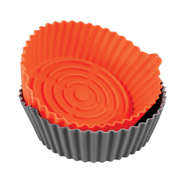 Avanti Airfryer Round Silicone Insert - Set of 2 23.5 x 22 x 7.5cm