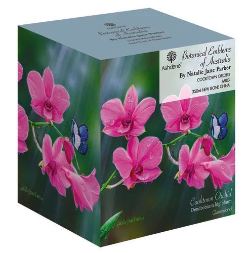 Ashdene Botanical Emblems Cooktown Orchid Mug
