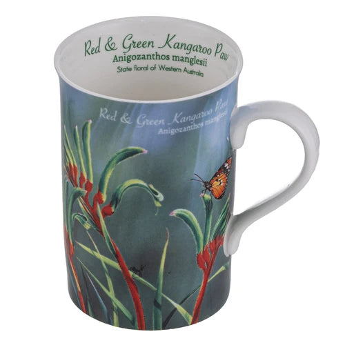 Ashdene Botanical Emblems Kangaroo Paw Mug