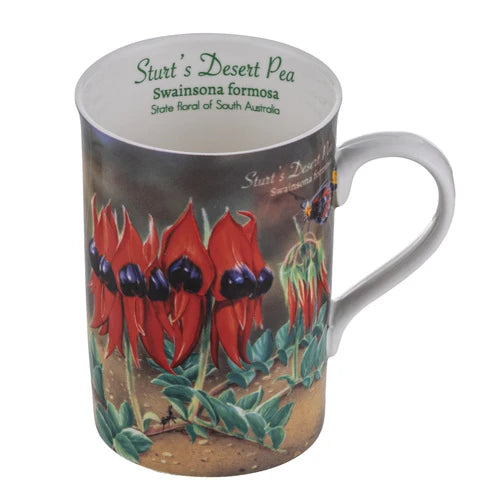 Ashdene Botanical Emblems Sturt's Desert Pea Mug