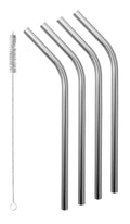 Avanti  Smoothie SS Straws with Cleaning Brush Set of 4