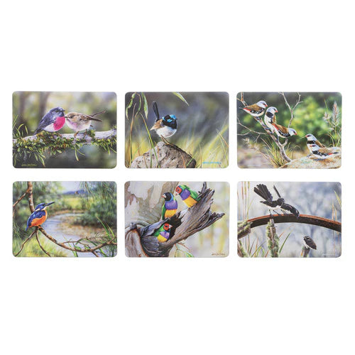 Ashdene Australian Little Birds Placemats Set of 6
