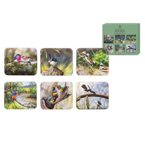 Ashdene Australian Little Birds Coasters Set of 6