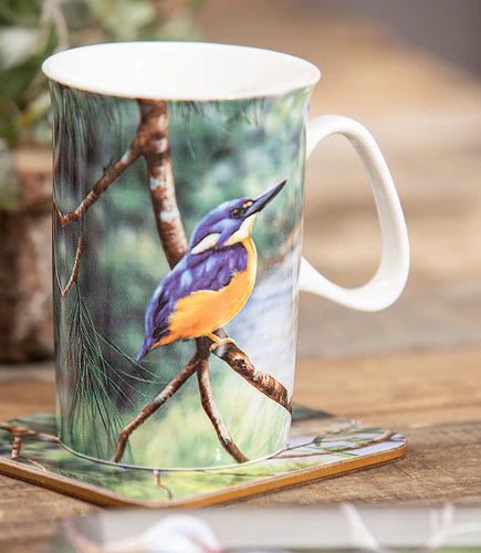 Ashdene Aus Small Birds Kingfisher Mug