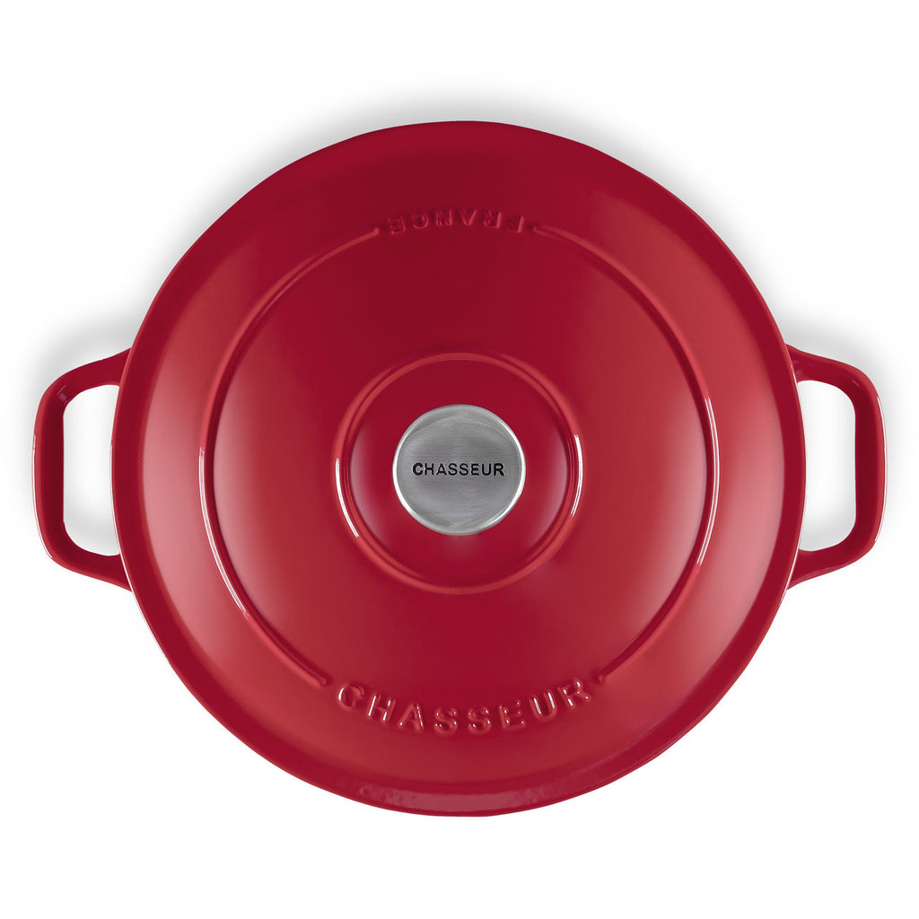 Chasseur Round French Oven 26cm 5L Federation Red