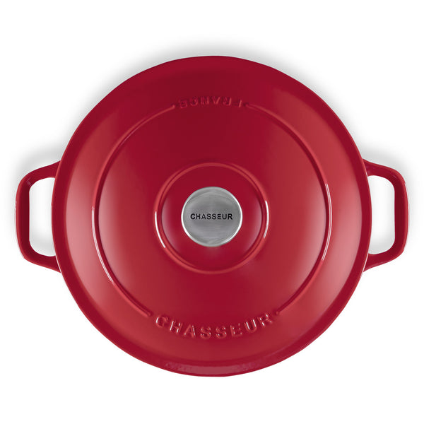 Chasseur Round French Oven 28cm 6.1L Federation Red