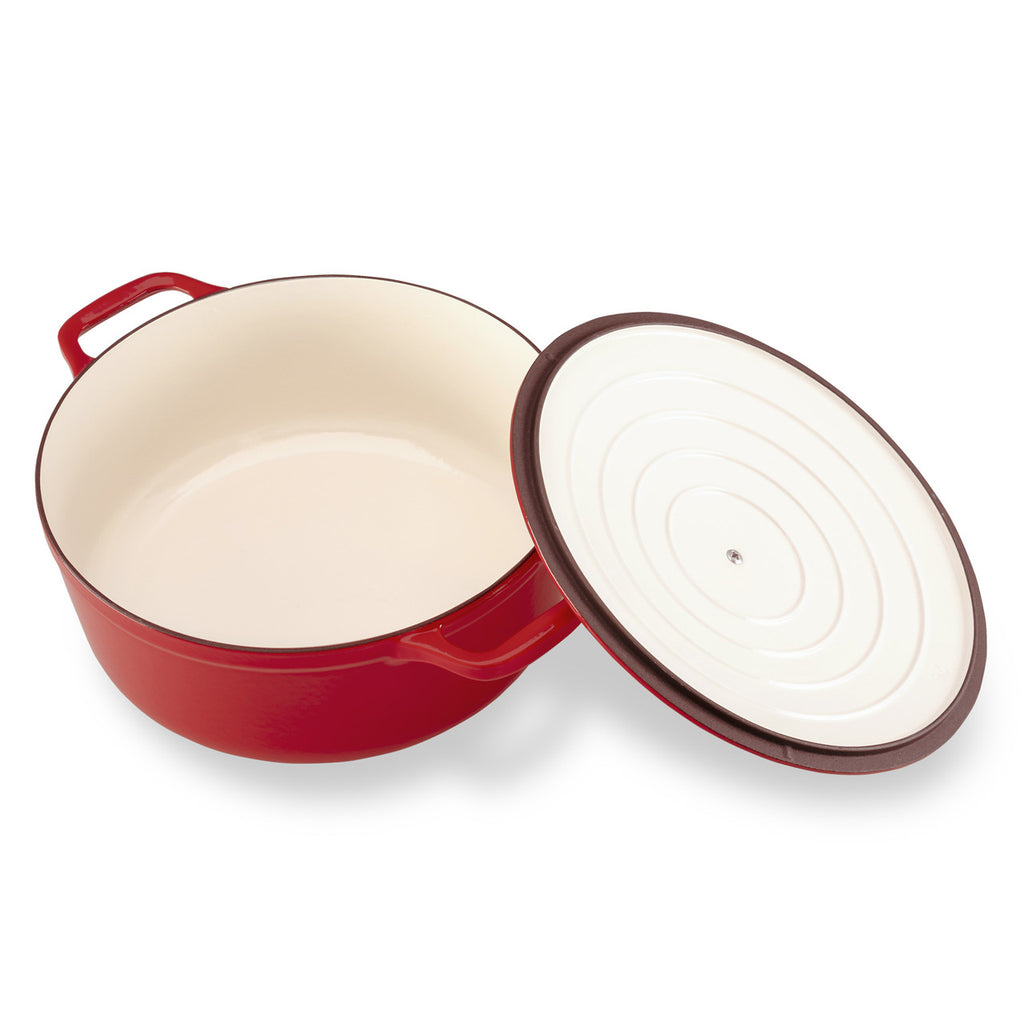 Chasseur Round French Oven 28cm 6.1L Federation Red