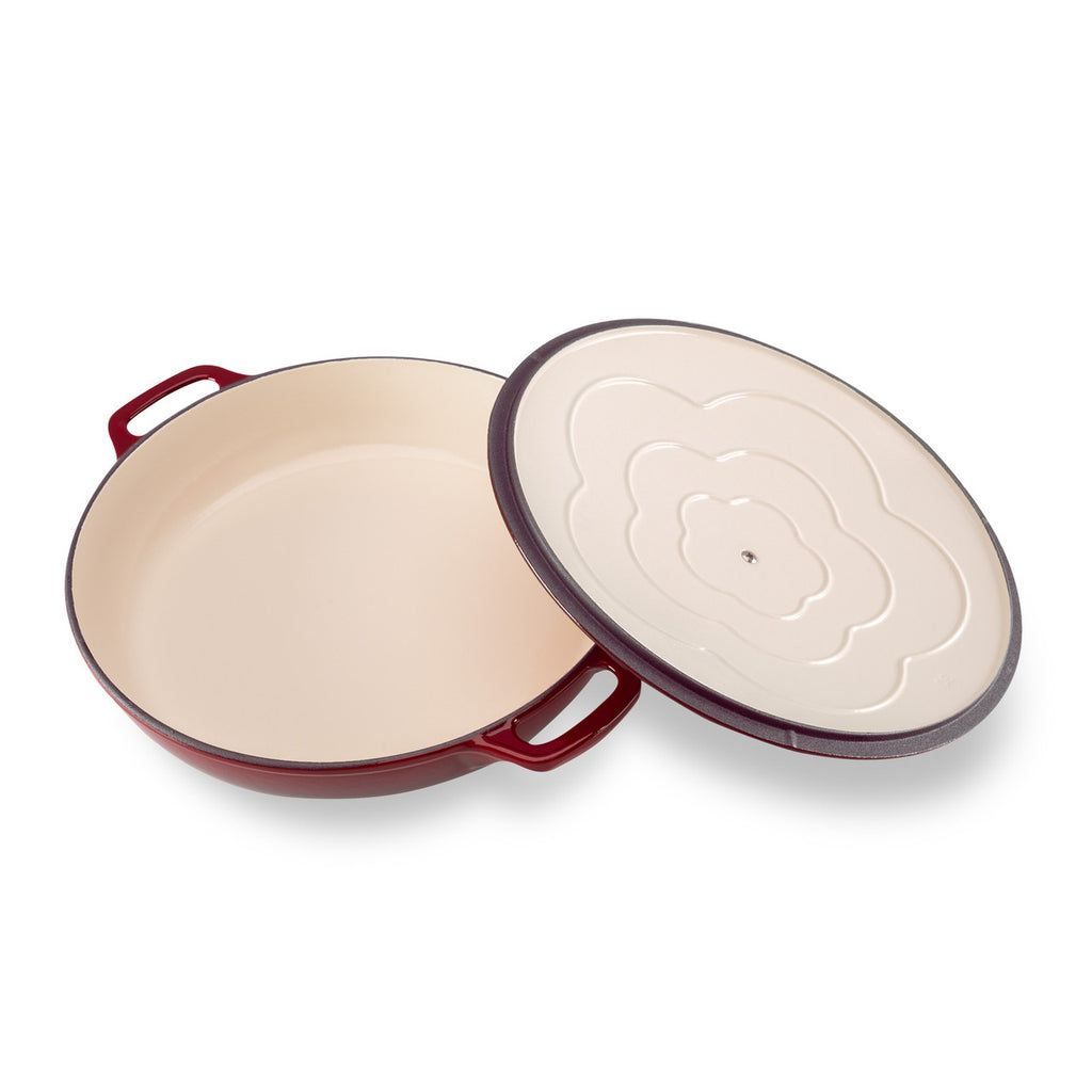 Chasseur Round Casserole 30cm 2.5L Bordeaux