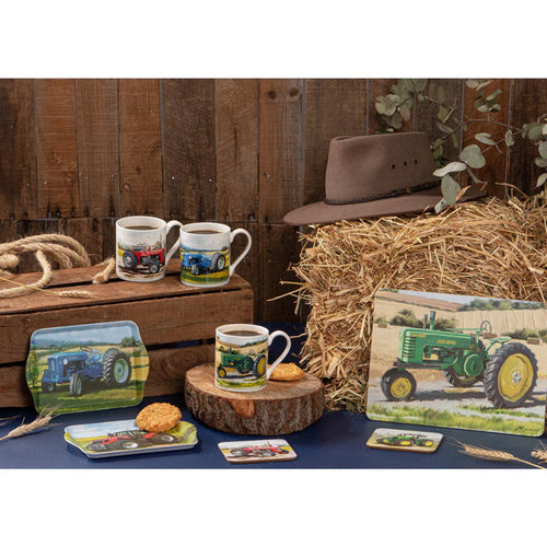 Ashdene Tractors Then/Now Placemats Set of 6