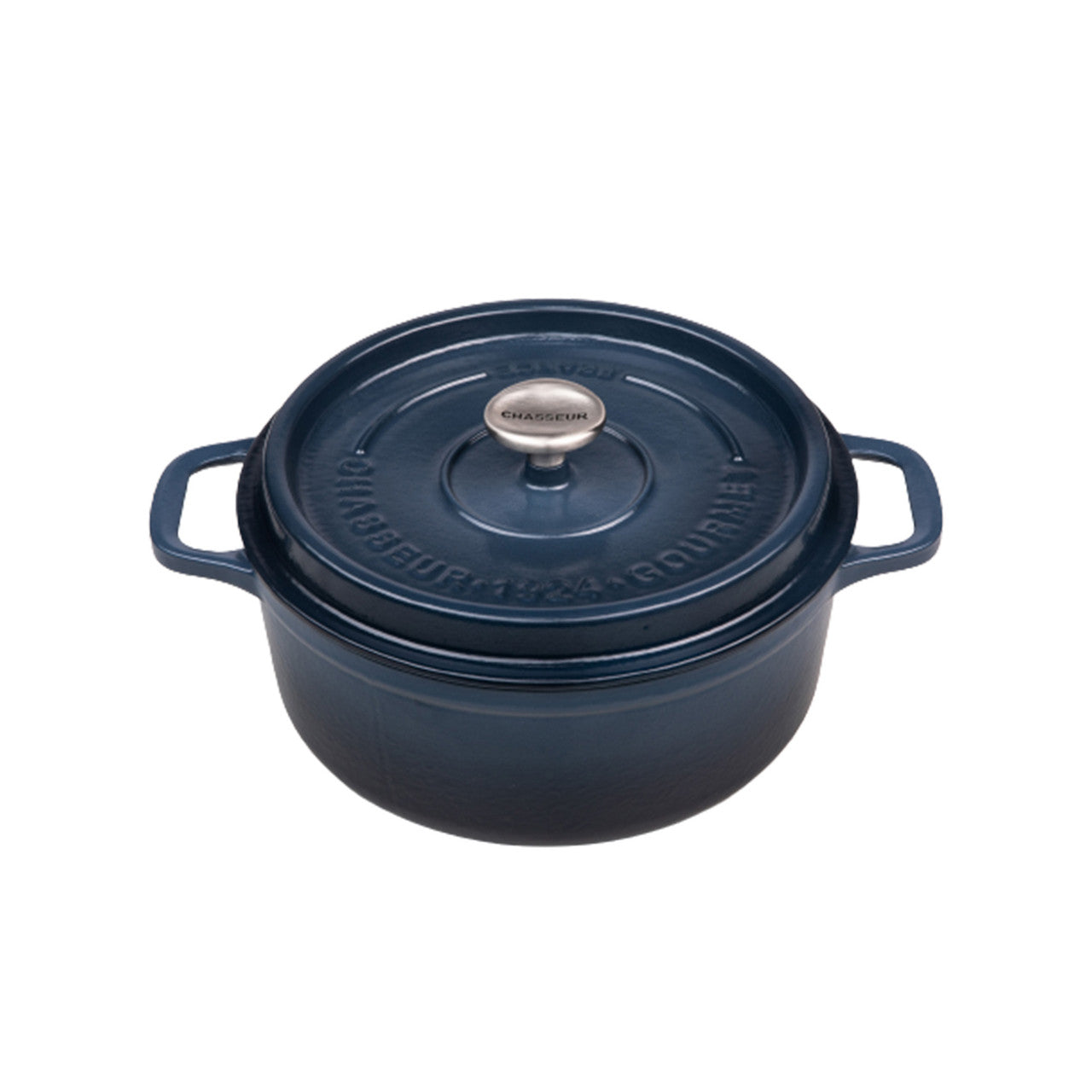 Chasseur Gourmet Round French Oven 26cm 5L Midnight Blue