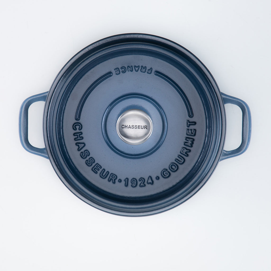 Chasseur Gourmet Round French Oven 28cm 6.1L Midnight Blue