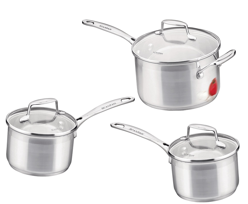 Scanpan Impact 4 Piece Saucepan and Steamer Set