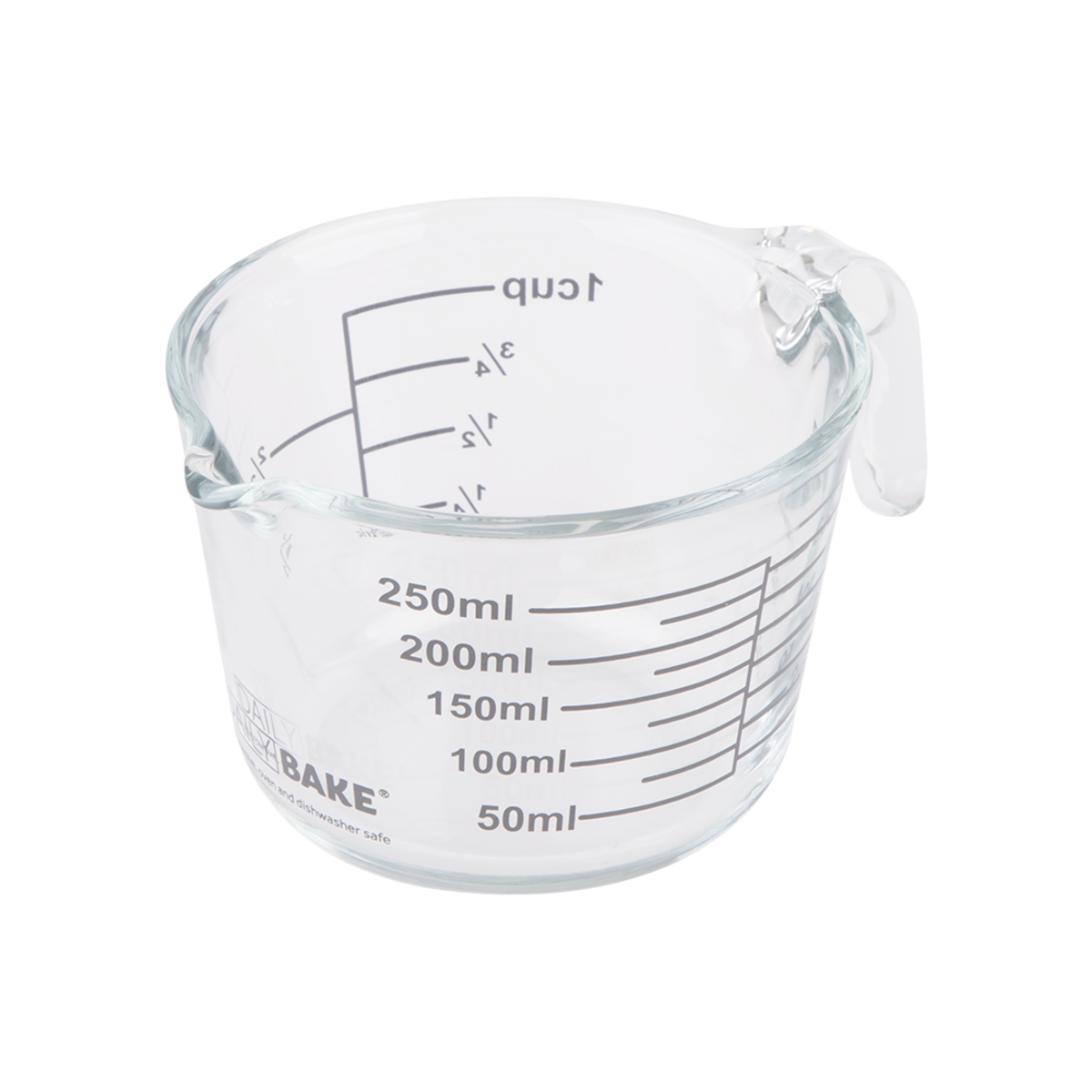 Daily Bake Borosilicate Glass Measure Jug 1 Cup/250ml