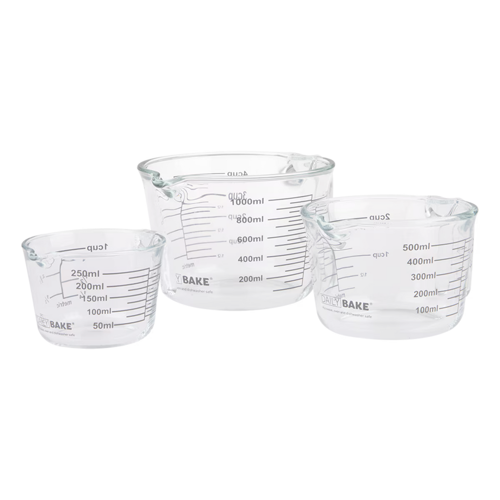 Daily Bake Borosilicate Glass Measure Jug 1 Cup/250ml