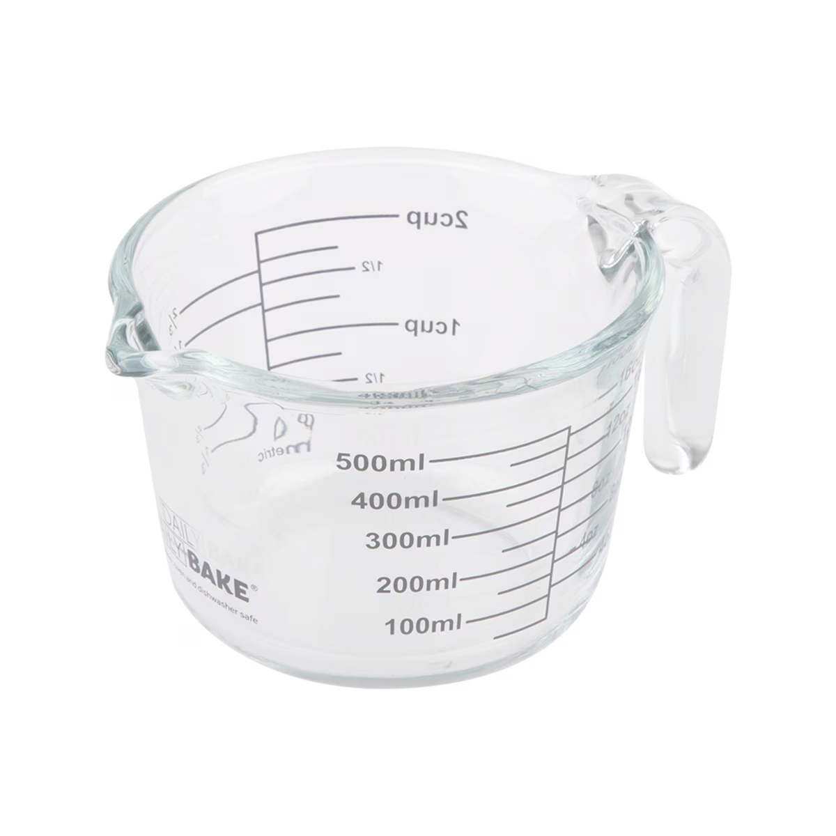 Daily Bake Borosilicate Glass Measure Jug 2 Cup/500ml