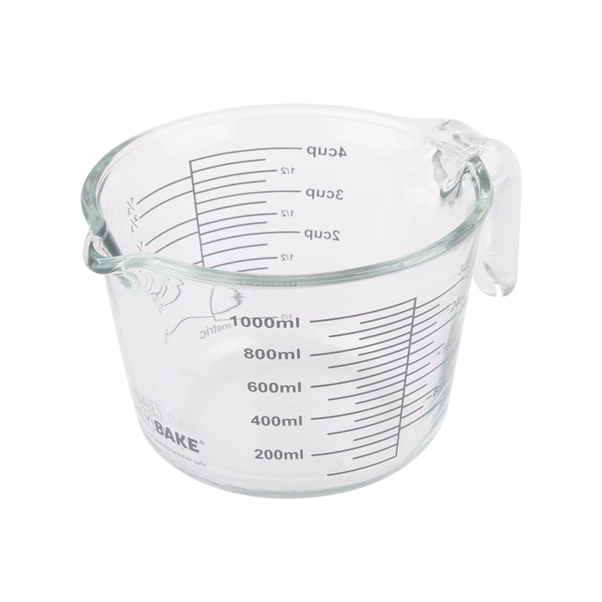 Daily Bake Borosilicate Glass Measure Jug 4 Cup/1000ml (Copy)