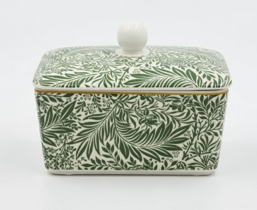 Heritage Butter Dish Larkspur