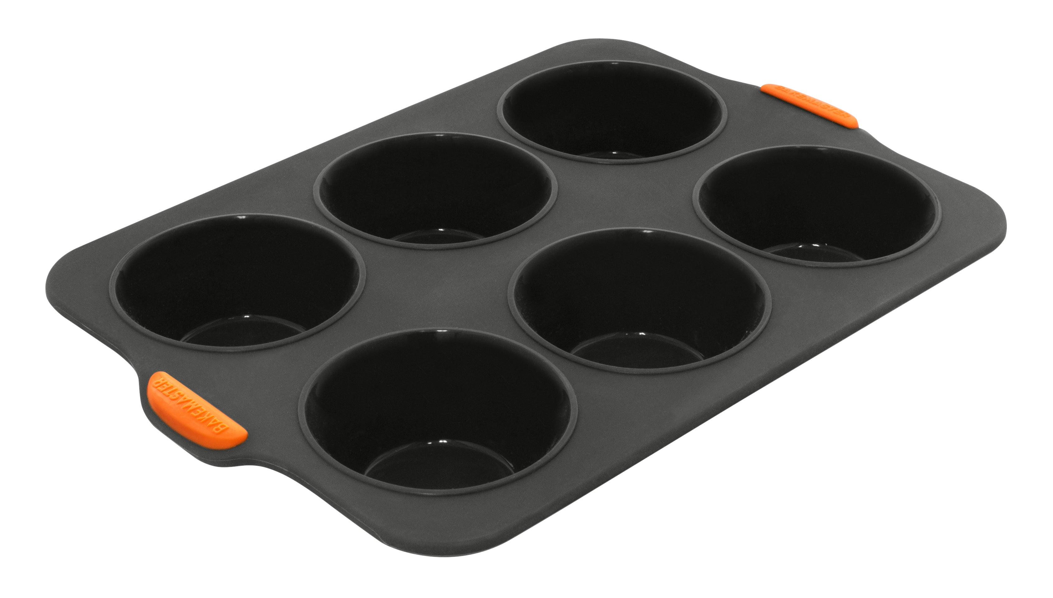 Bakemaster Reinforced Silicone 6 Cup Jumbo Muffin