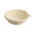 Bakemaster Round Proving Basket 25 x 8.5cm Rattan