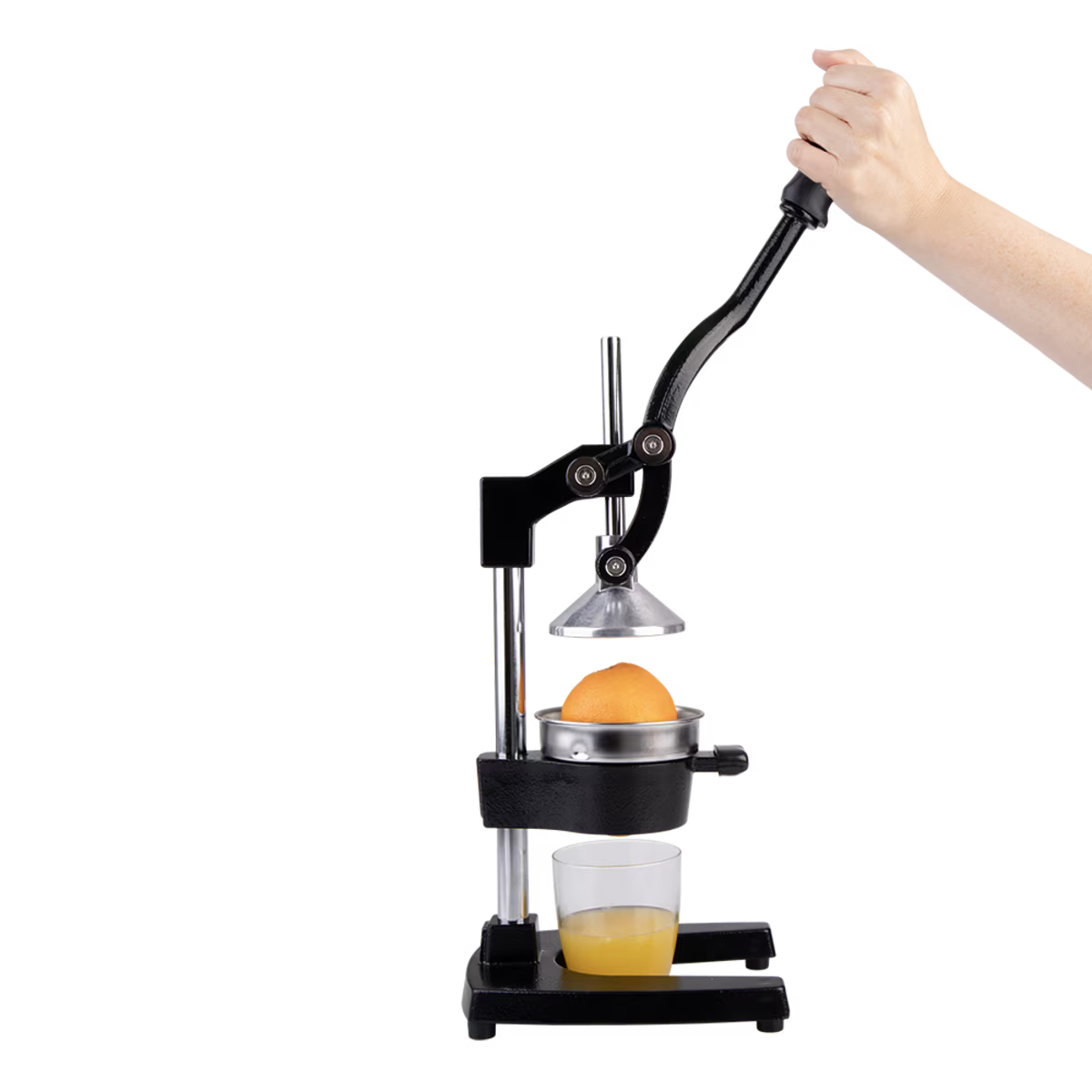 Integra Cast Iron Commercial Manual Juicier Black