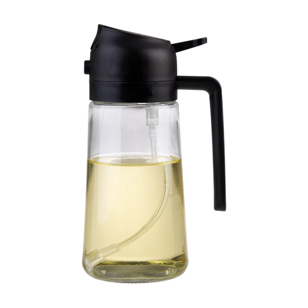 Appetito Dual Function Oil Sprayer & Pourer - Black