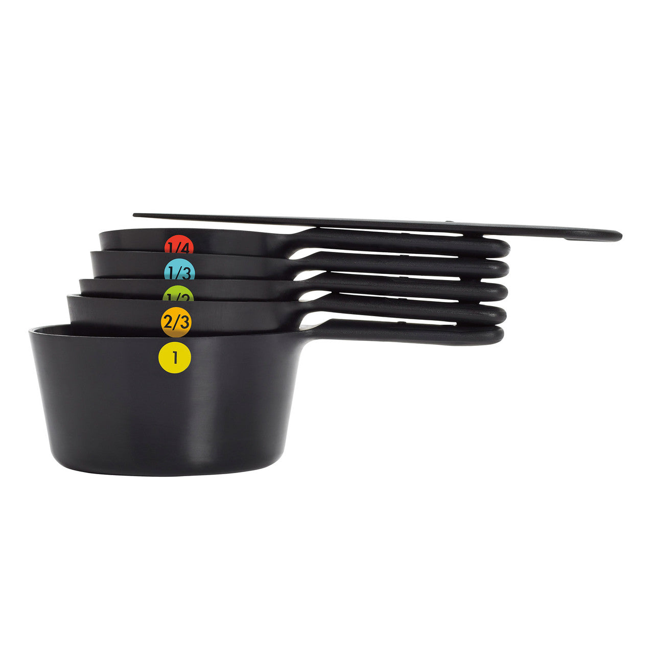 OXO Good Grips 6 Piece Plastic Measuring Cups Black