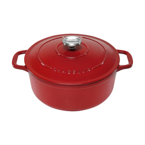 Chasseur Round French Oven 26cm 5L Federation Red