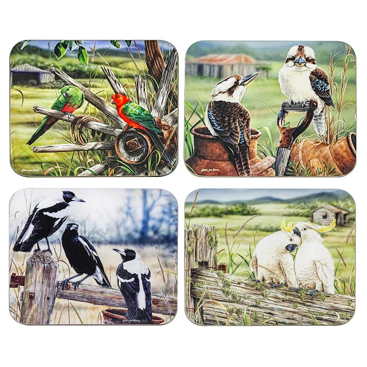 Ashdene A Country Life Assorted Coasters Set of 4
