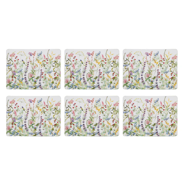 Ashdene Wildflowers Placemats Set of 6