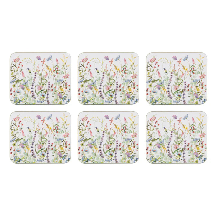 Ashdene Wildflowers Coasters Set of 6