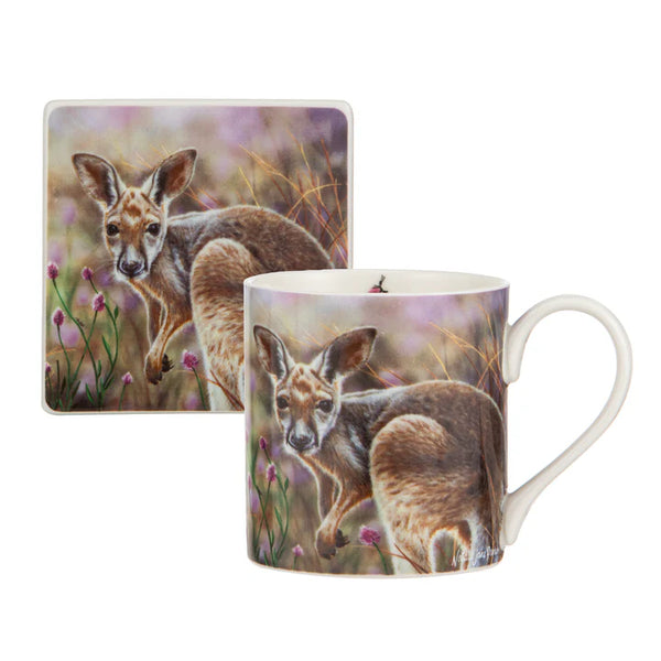 Babies Of The Bush Kookaburra Mug & Coaster Set