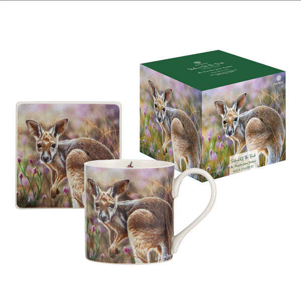 Babies Of The Bush Kookaburra Mug & Coaster Set