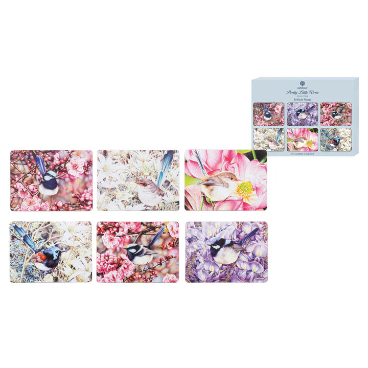 Ashdene Pretty Little Wrens Placemats Set of 6