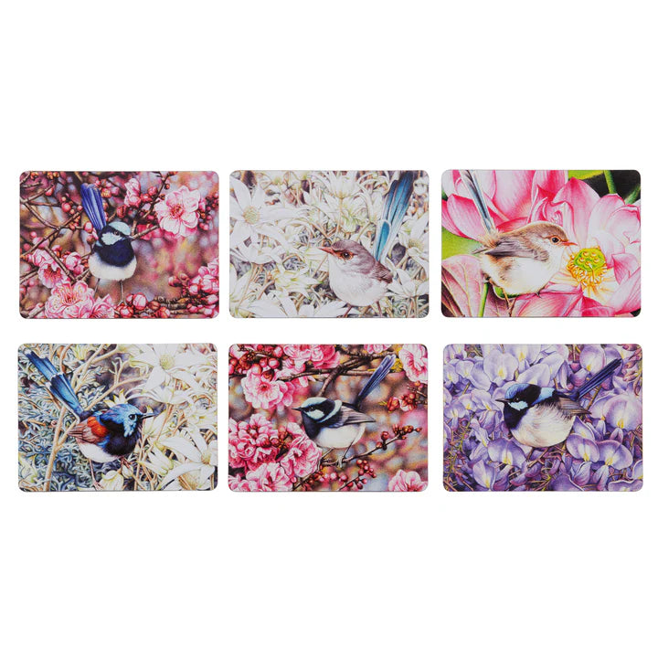 Ashdene Pretty Little Wrens Placemats Set of 6