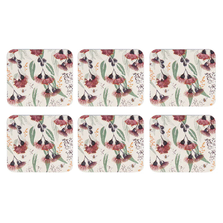 Ashdene Trudy's Garden Silver Princess Coasters Set of 6