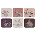 Ashdene Secret Garden Pink Coasters Set of 6