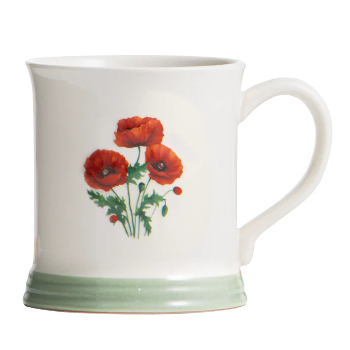 Ashdene Floral Collective Red Poppy Mug