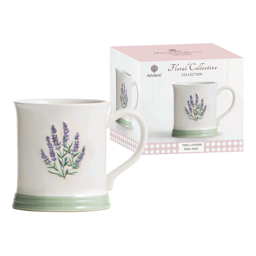 Ashdene Floral Collective Purple Lavender Mug