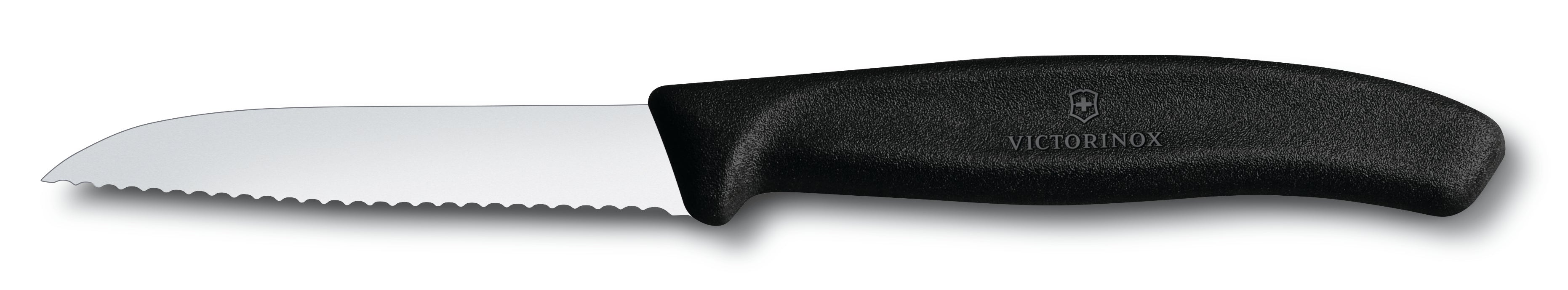 Victorinox Swiss Classic Paring Knife Wavy 8cm - Black