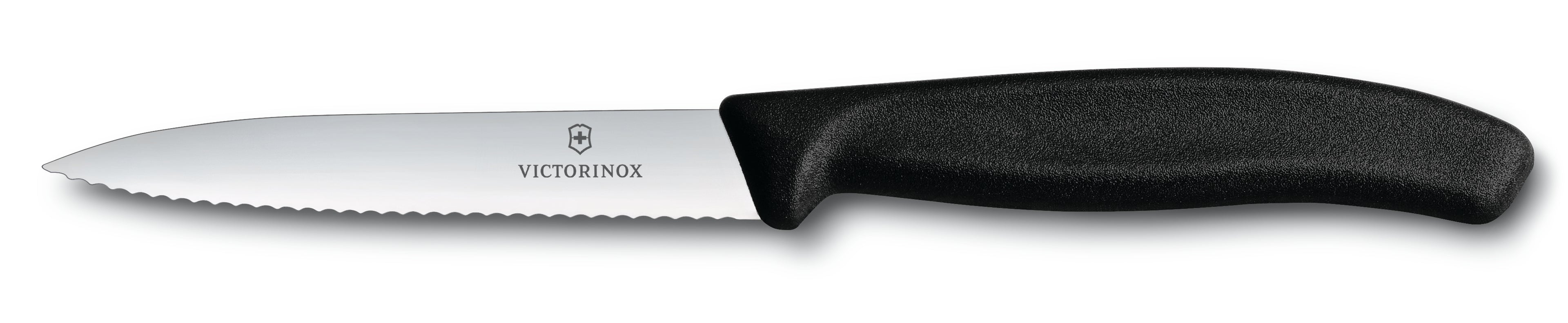 Victorinox Swiss Classic Paring Knife Wavy 10cm - Black