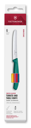 Victorinox Swiss Classic Tomato and Table Knife Set 6 Pieces